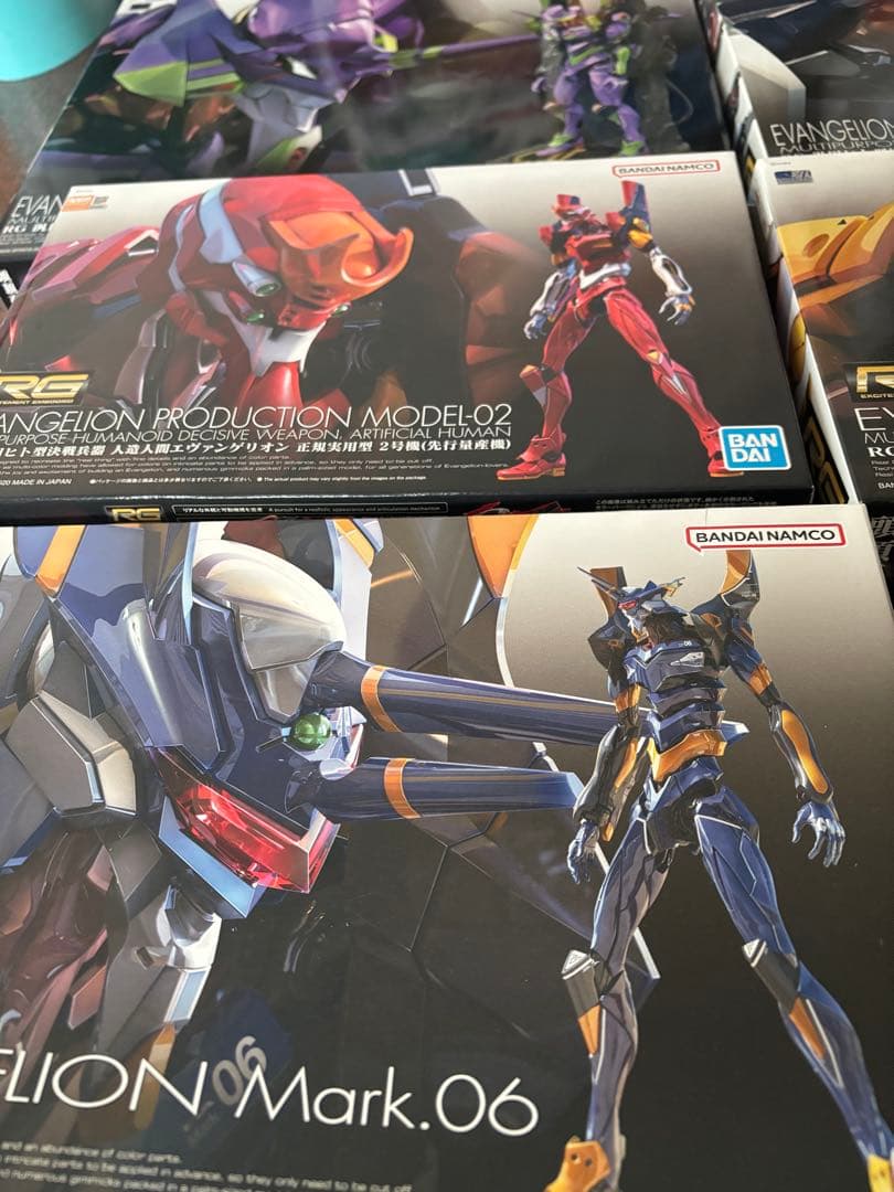 RG エヴァンゲリオン プラモデル 未組立6個セット