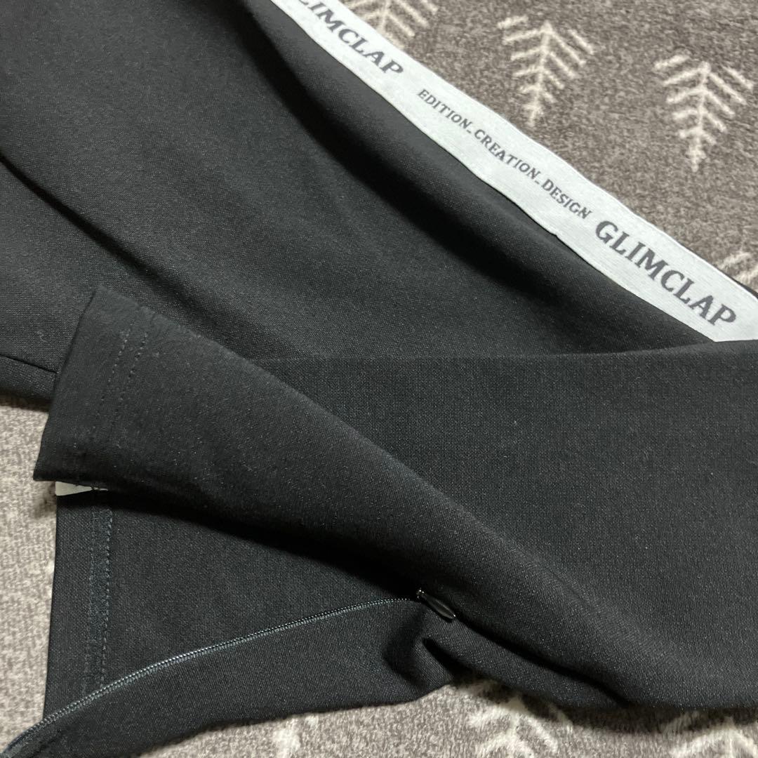 【GLIMCLAP】 Logo design jersey pants