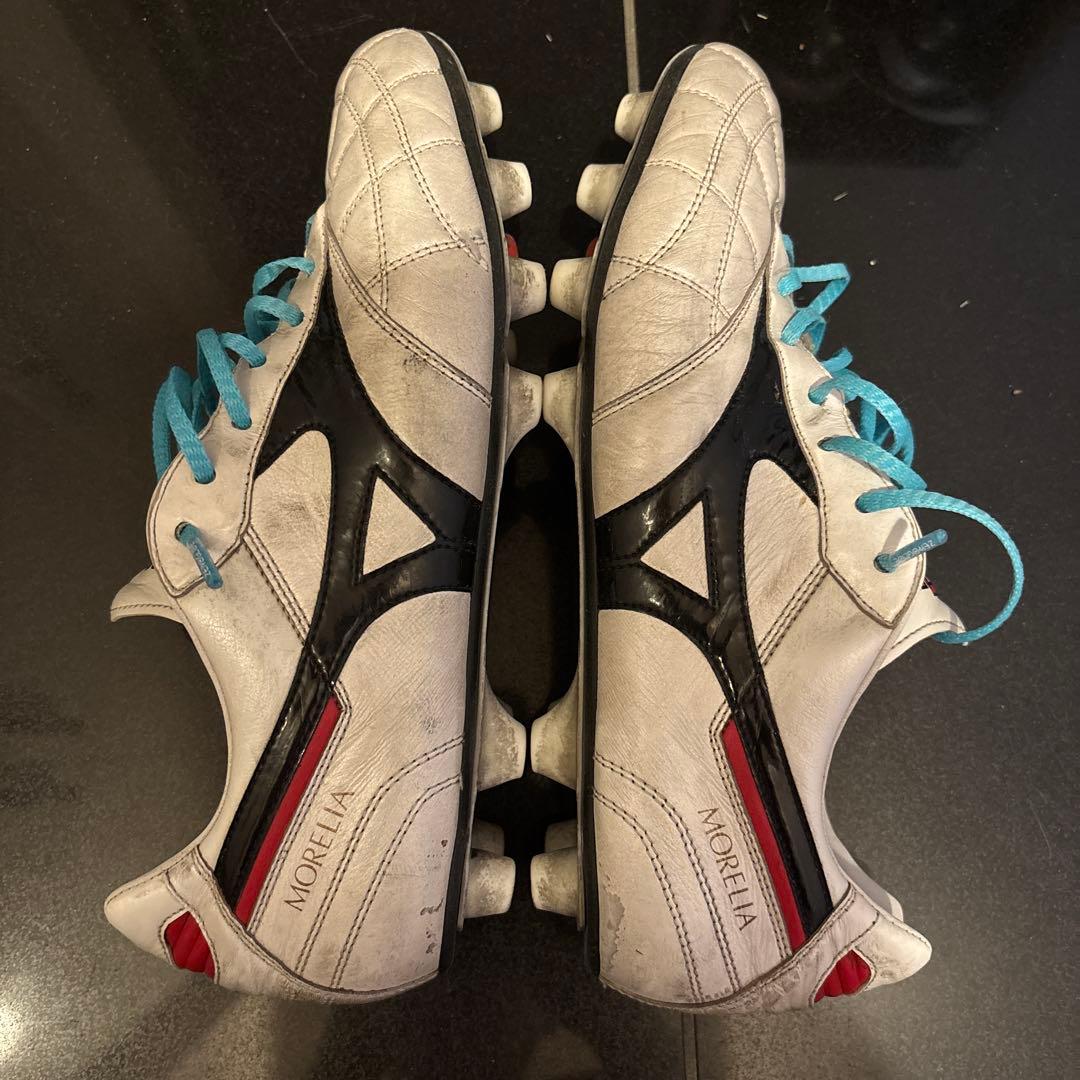 【即完品】27センチモレリア2白クロスステッチ 値段交渉可能 シューズキーパー付