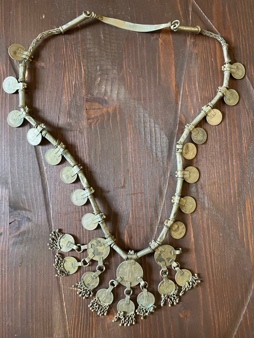 インド　バンジャラ族　ヴィンテージ　　ネックレス　少数民族　トライバルアート