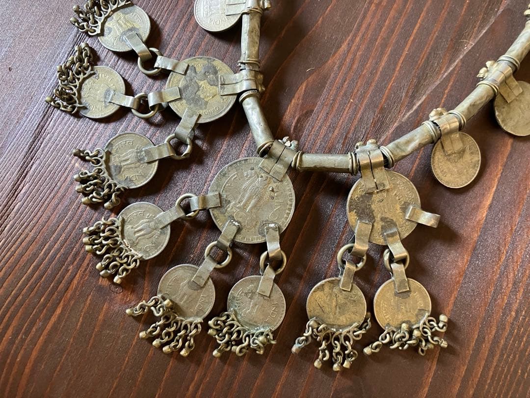 インド　バンジャラ族　ヴィンテージ　　ネックレス　少数民族　トライバルアート