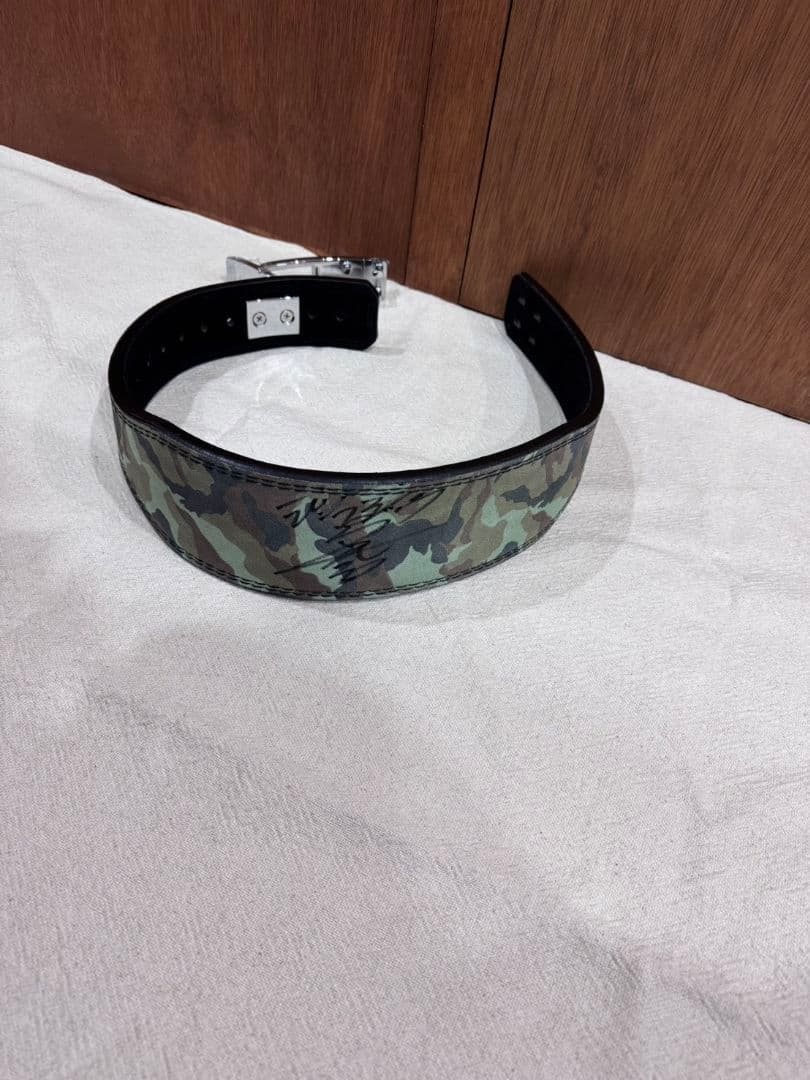 直筆サイン入りジュラシック 木澤 レバーアクション パワーベルト Mサイズ　1