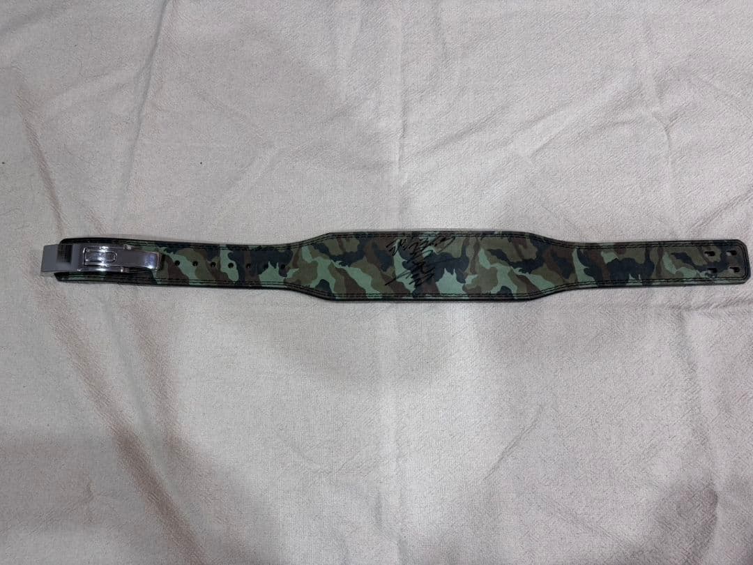 直筆サイン入りジュラシック 木澤 レバーアクション パワーベルト Mサイズ　1