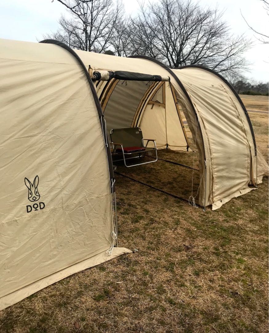 美品　DOD カマボコテント2 タン