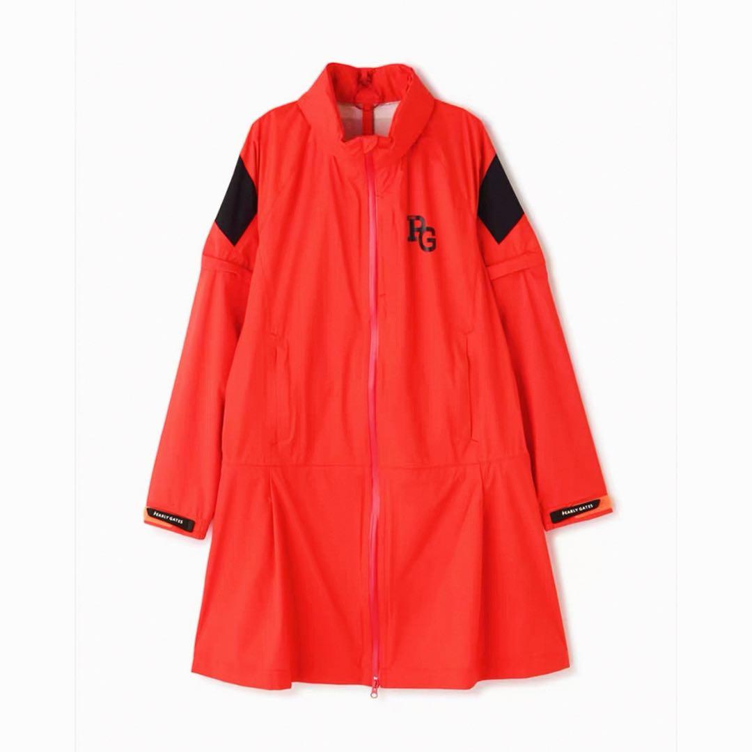 【新品】パーリーゲイツ レインワンピース+レッグカバー セットアップ　サイズ0