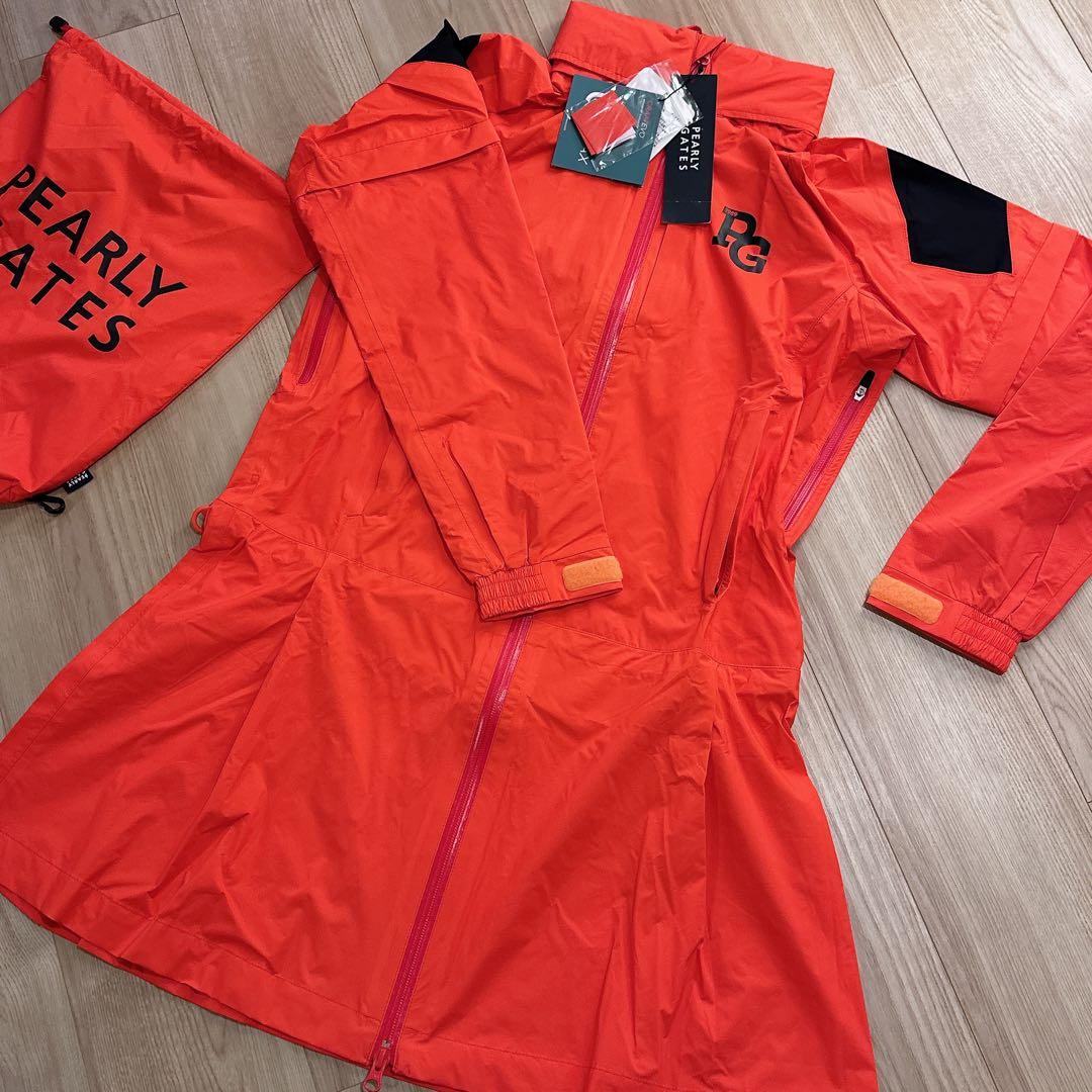 【新品】パーリーゲイツ レインワンピース+レッグカバー セットアップ　サイズ0