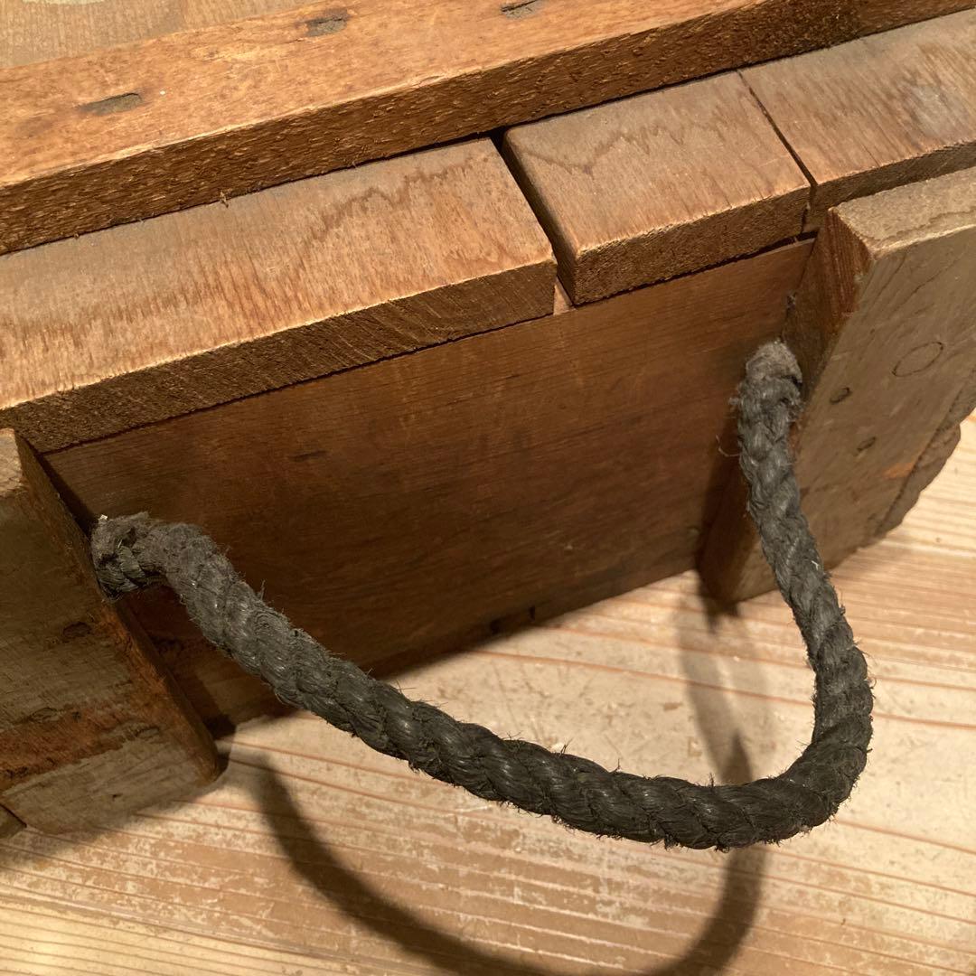 ブレイズ 　US アンティーク 木箱 ヴィンテージ　弾薬箱　工具箱 用具箱