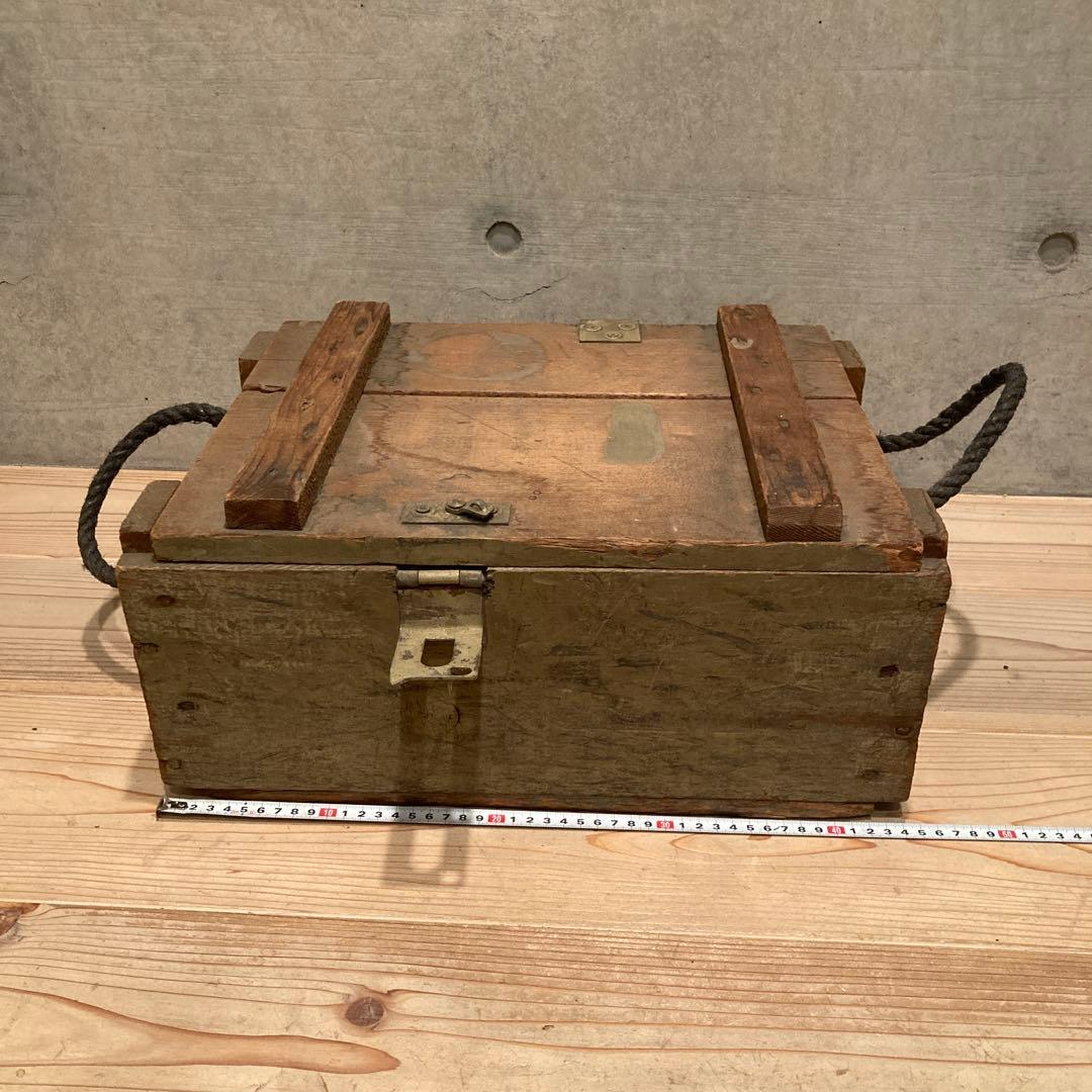 ブレイズ 　US アンティーク 木箱 ヴィンテージ　弾薬箱　工具箱 用具箱