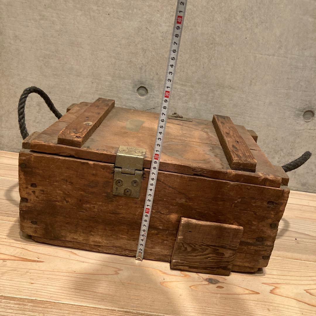 ブレイズ 　US アンティーク 木箱 ヴィンテージ　弾薬箱　工具箱 用具箱