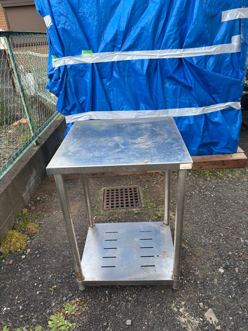 ステンレス製 2段式作業台