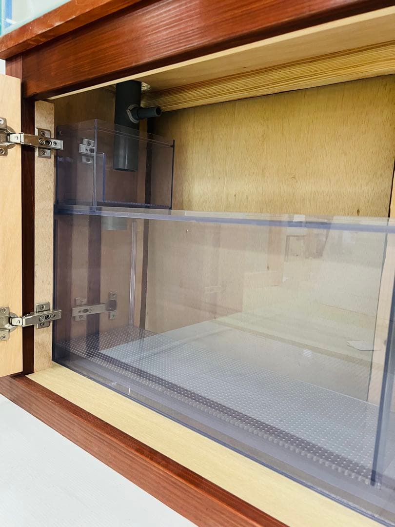 限定1セット一台のみ！　1200ｘ300ｘ300㎜オーバーフロー水槽 セット