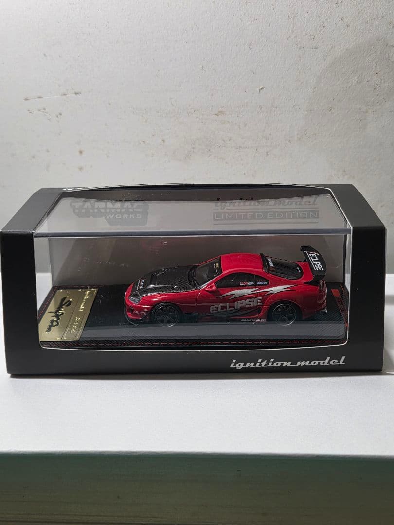 東京オートサロン限定Tarmac ignition model スープラ1/64