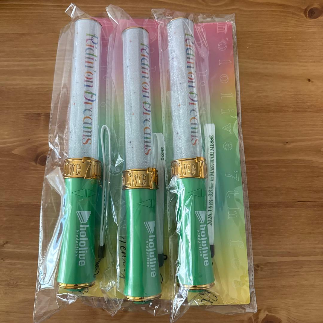 新品未開封 hololive 7th fes ペンライト 3本 ホロライブ