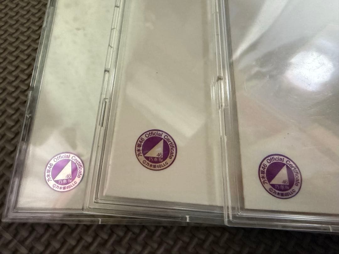 秋元真夏 サイン入り生写真 3種