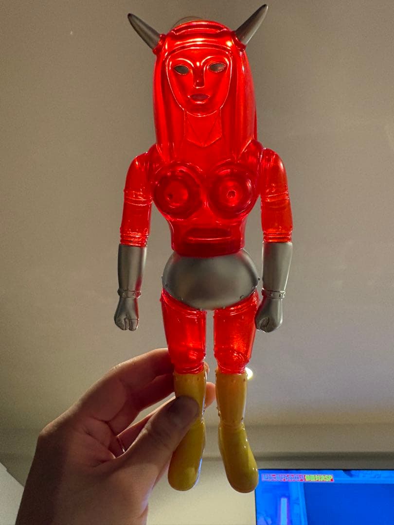 AWESOME TOY ムーラン 1期クリアソフビ パチ