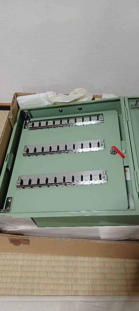 激安 値下げ 未使用※子鍵なし！ c-120 キーボックス グリーン 120本収