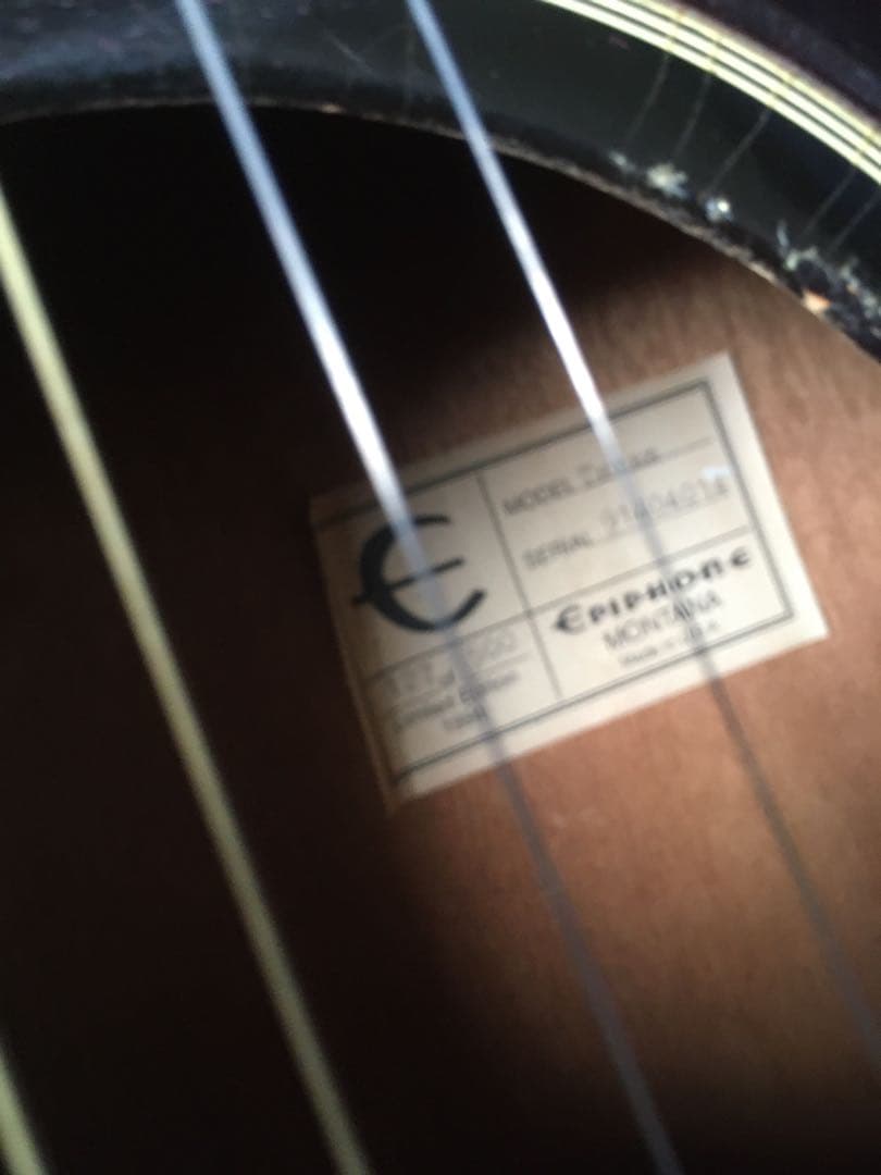 ギター epiphone 1994 limited texan