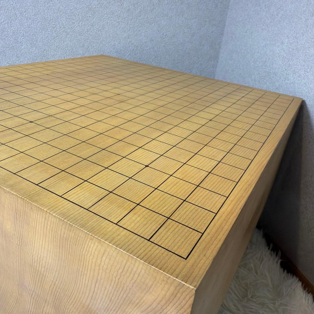 囲碁盤 本榧 天地柾目 ヘソ・脚付き 特大5.8寸