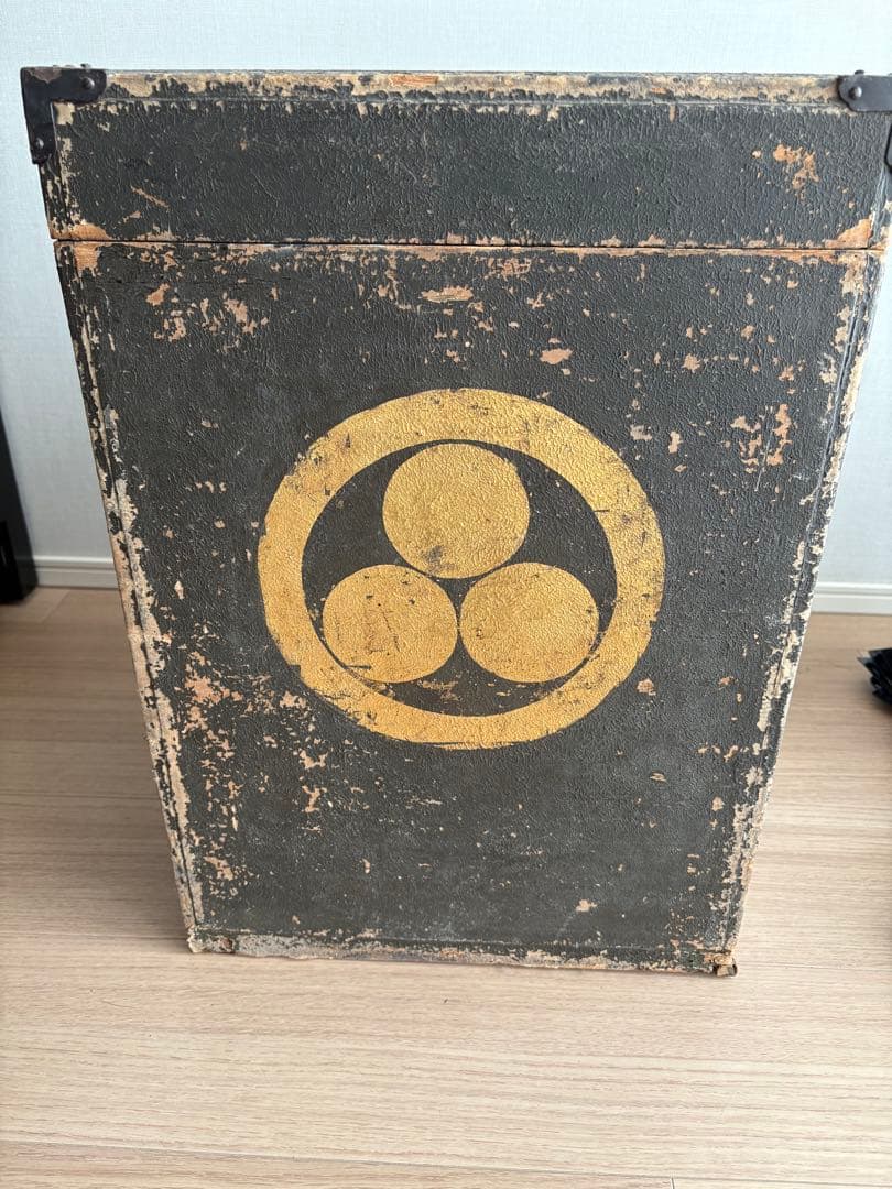 甲冑　等身大　当時物　鎧櫃付き