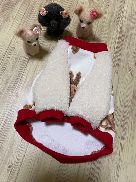 犬服  ラグラン(Ｓ)   ꒡̈⃝Lily꒡̈⃝ハンドメイド   2023うさぎ