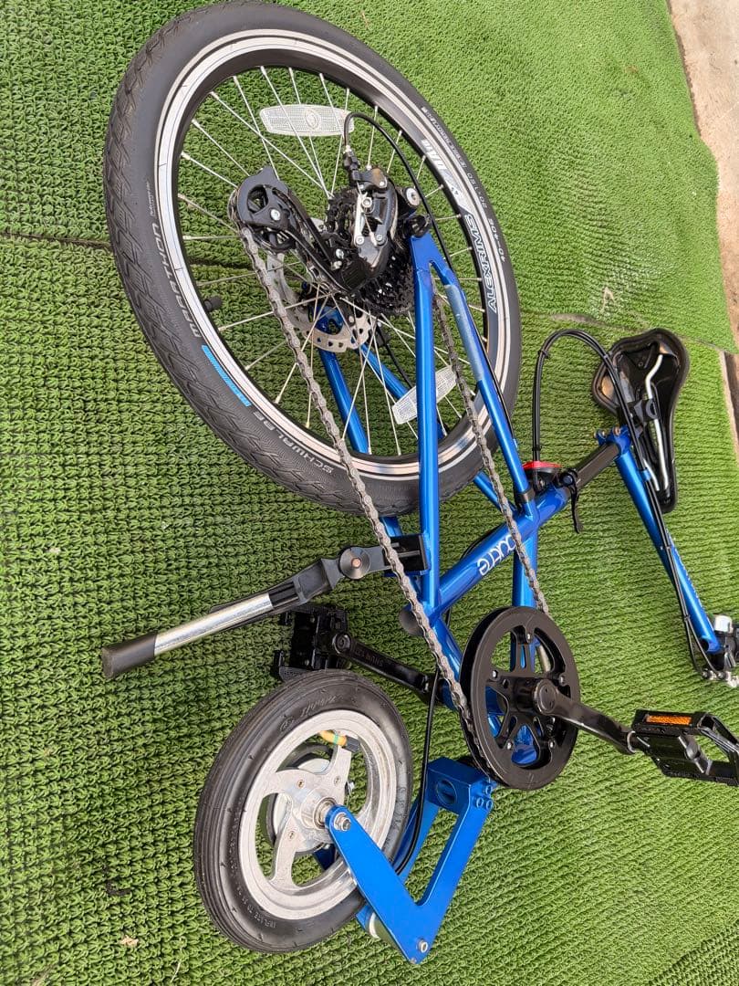 outre アウトレ 自転車 1.5輪車 ONE POINT FIVE ブルー