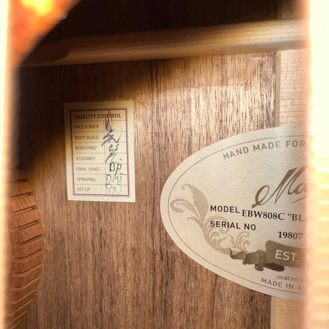 Maton メイトン EBW808C 中古