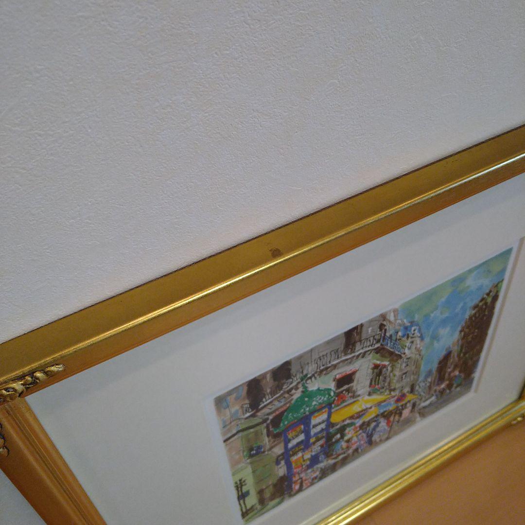 児玉幸雄　リトグラフ　「サントノーレ通り」