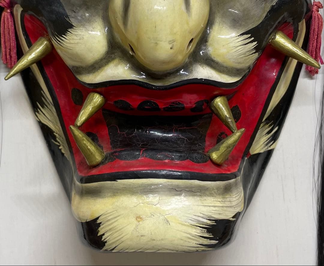 石見神楽面　石見神楽　石州和紙　魔除け　家内安全　商売繁盛　Lw7613