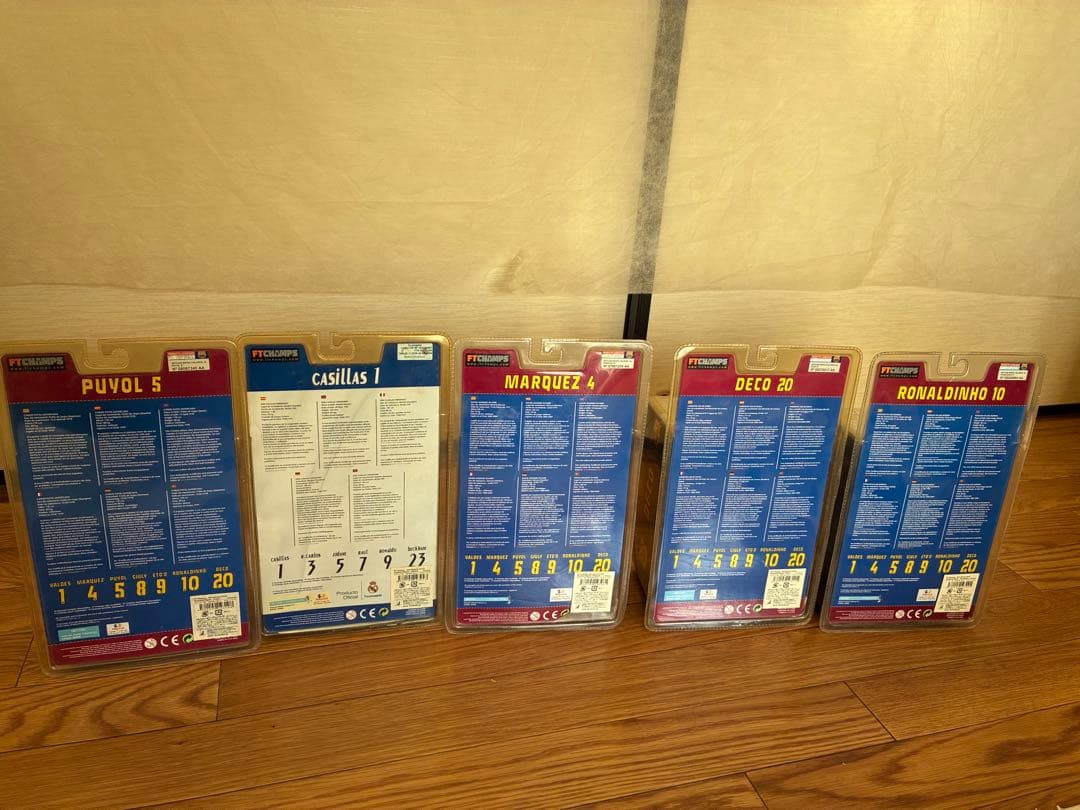 SS FC Barcelona Real Madridフィギュア 4体