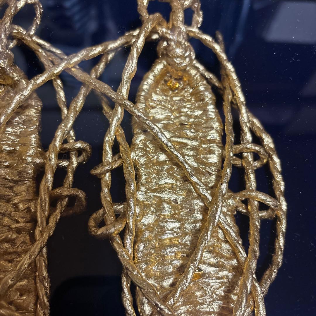 美品 金のわらじ(純金箔)99.99 縁起物 純金