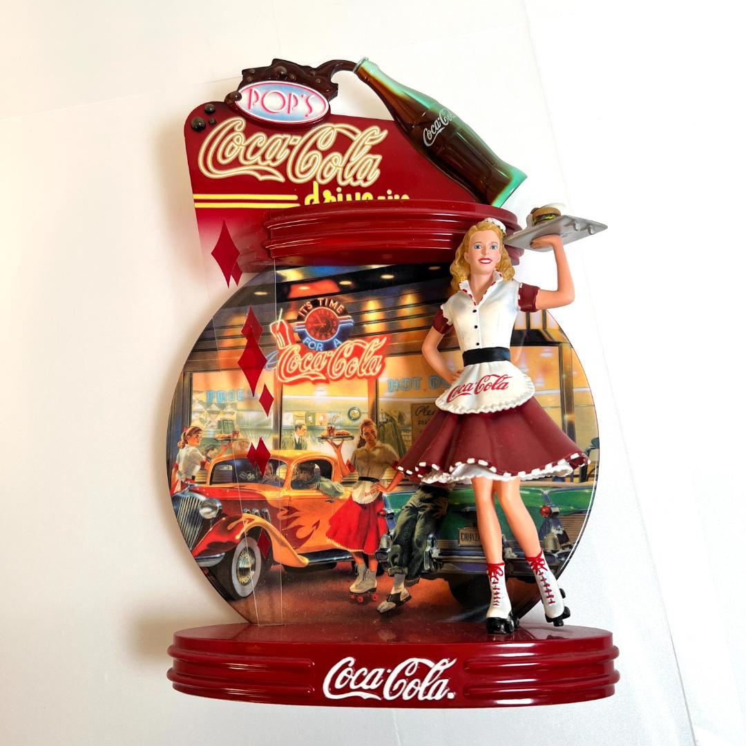 コカコーラ・1950s ウェートレス フィギュア・ダイナー＆ プレート,限定生産