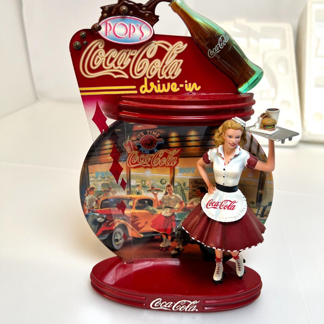 コカコーラ・1950s ウェートレス フィギュア・ダイナー＆ プレート,限定生産