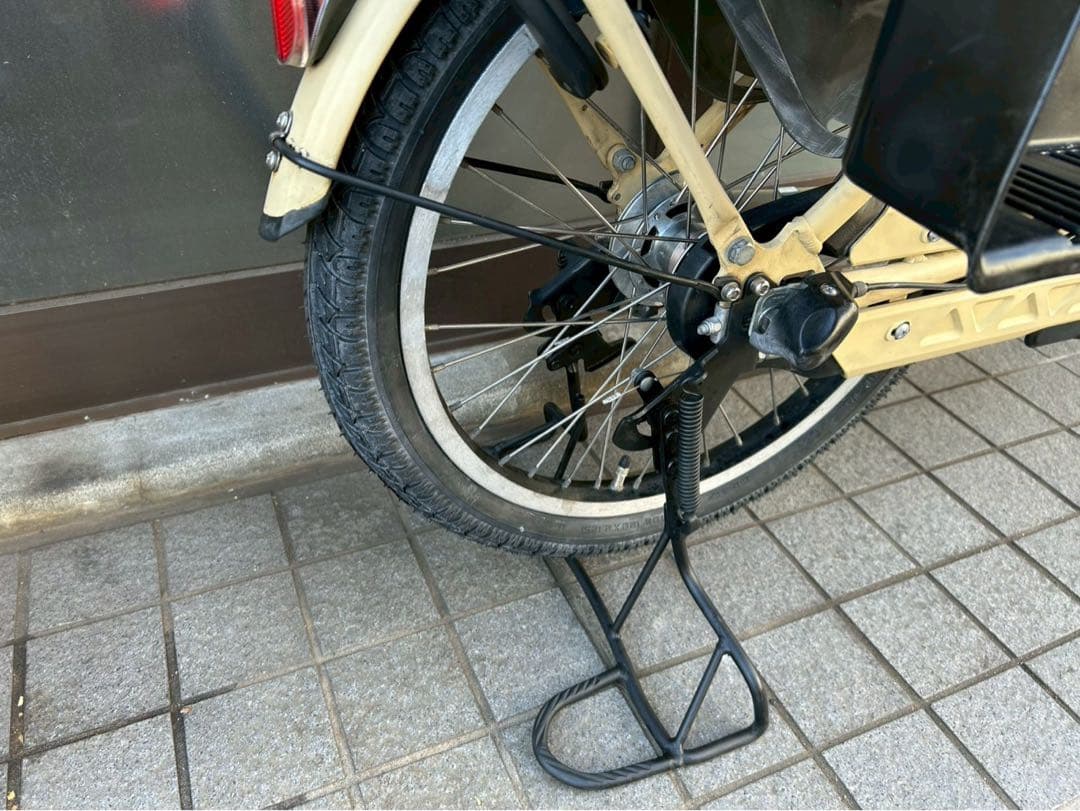 中古電動自転車 ヤマハ パス バビーun 20インチ ベージュ №3650