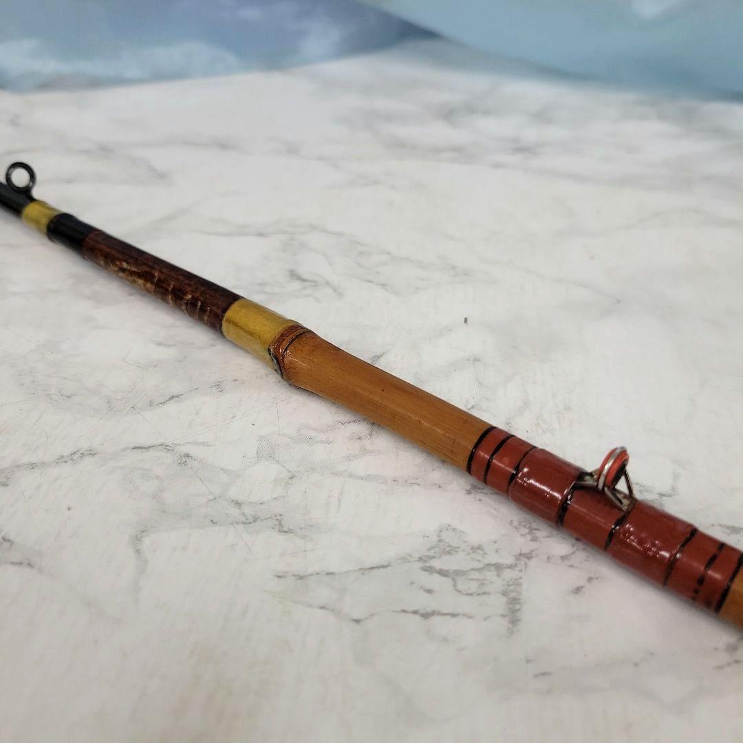 渓流釣り　海釣り　和竿　竹竿　銘々　東甚作　&　幸竹　竿袋１点付き