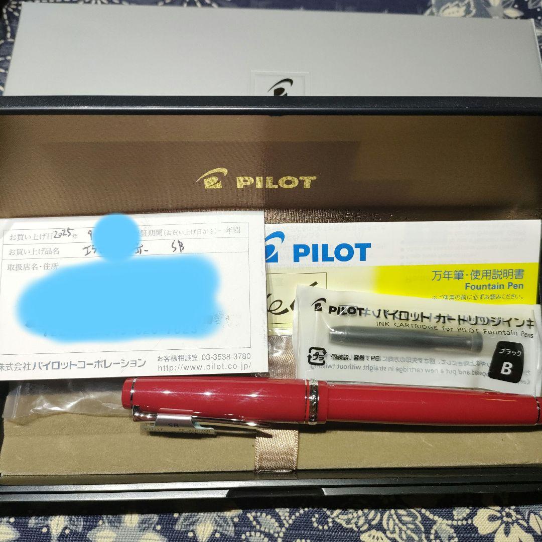 PILOT パイロット 万年筆 エラボー ELABO 14K SB (太軟)