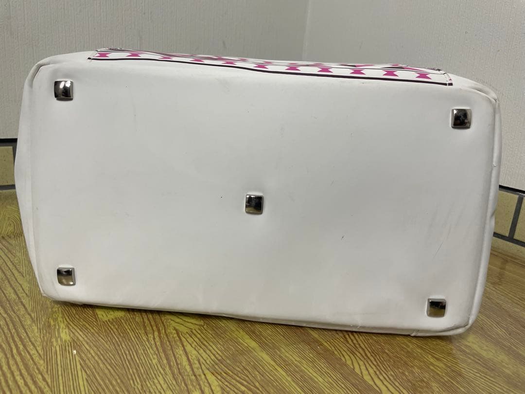 【2点セット】 PING ゴルフトートバッグ&カートバッグ ホワイト/ピンク