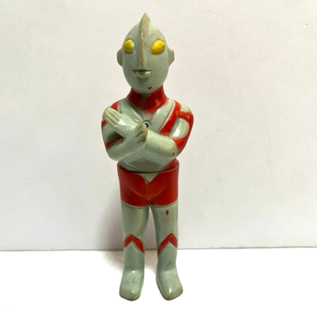希少 ブルマァク ウルトラマン スペシウム光線 ソフビ 昭和レトロ 当時物