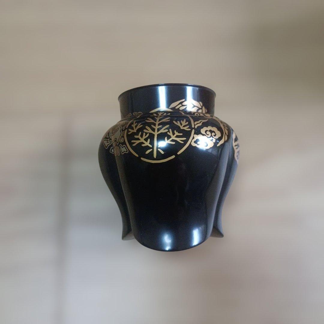 金森春次作 有職文蒔絵盃台 山本春正別家 後見人