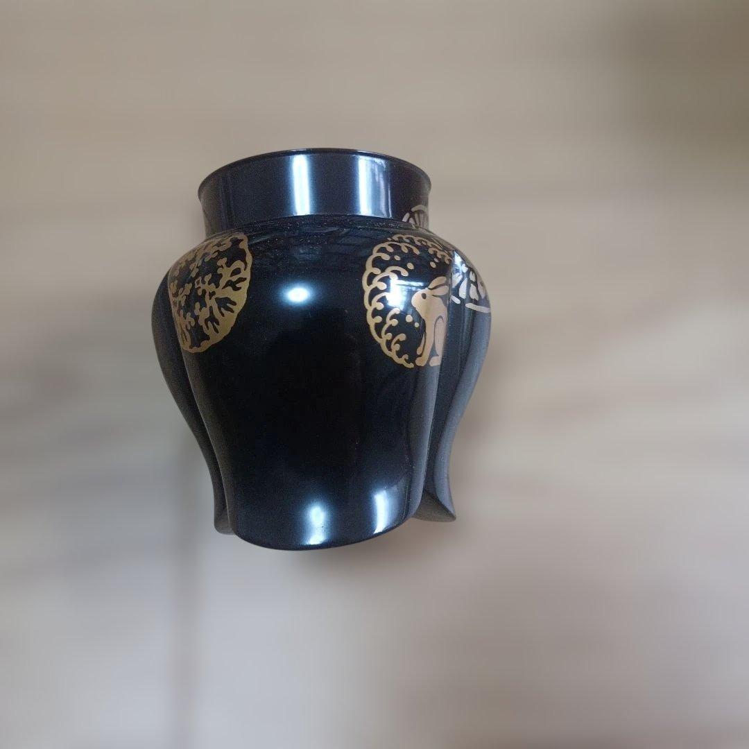 金森春次作 有職文蒔絵盃台 山本春正別家 後見人