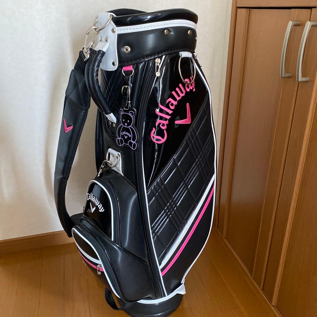 Callaway ゴルフバッグ レディース ブラック ピンク