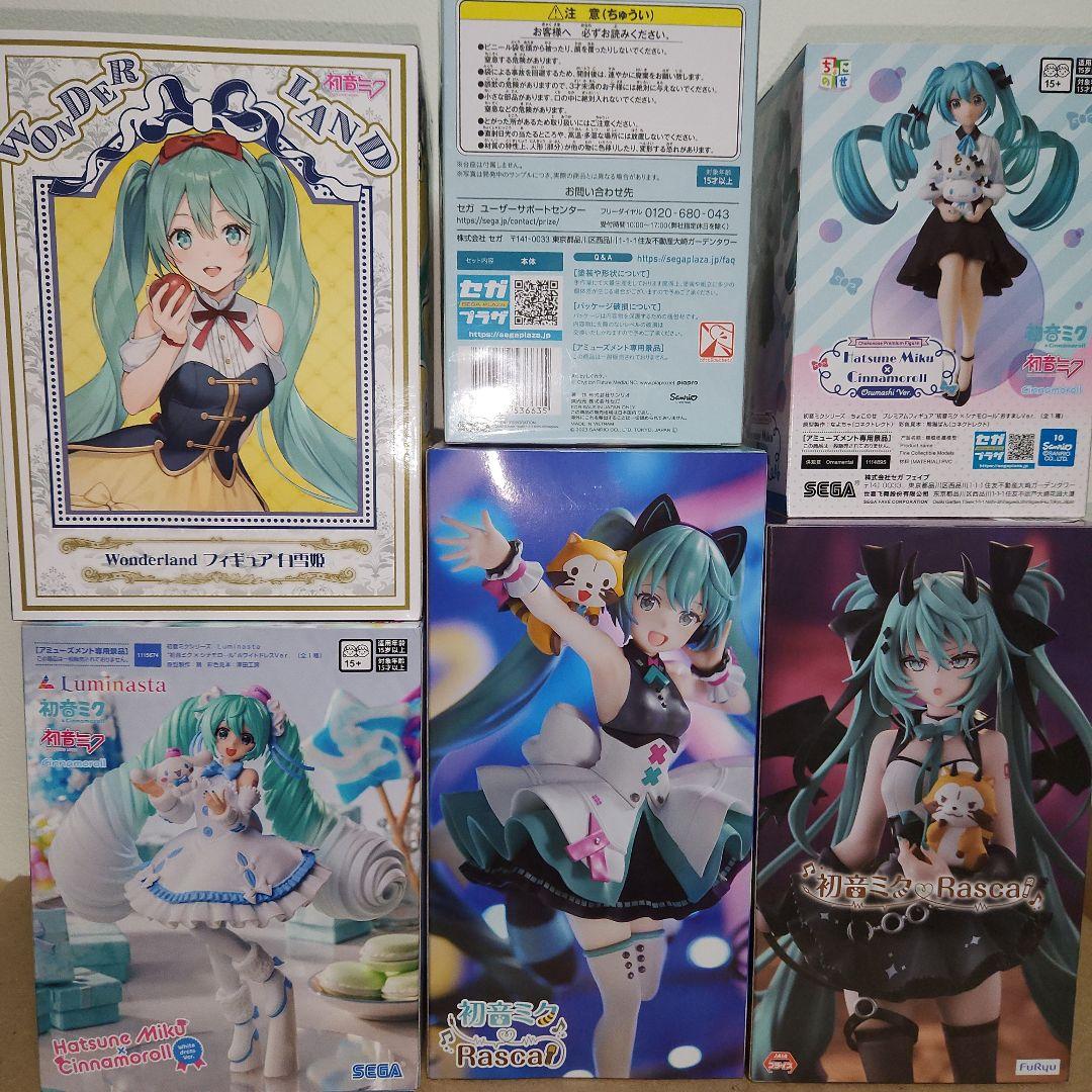 初音ミク　コラボフィギュア　6点　#白るまんどのフィギュア