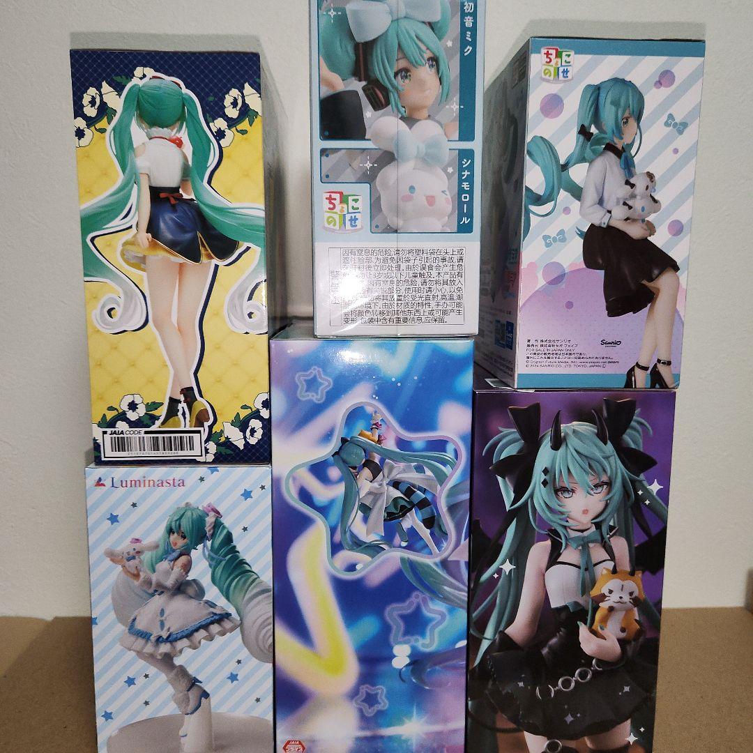 初音ミク　コラボフィギュア　6点　#白るまんどのフィギュア