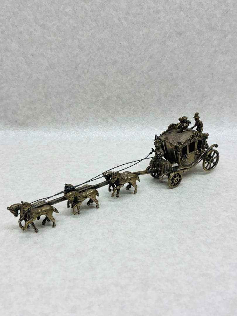 ビンテージ ヨーロッパ 皇室 馬車 ミニチュア 銀835 シルバー スターリング