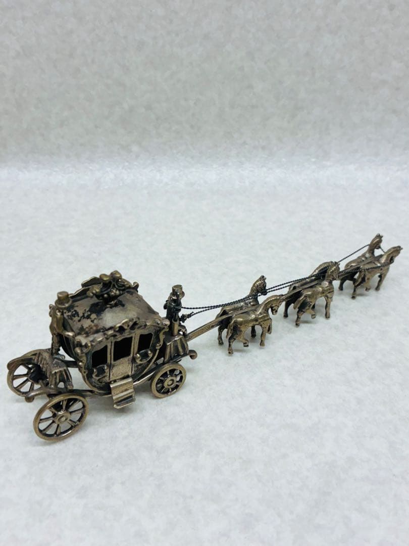 ビンテージ ヨーロッパ 皇室 馬車 ミニチュア 銀835 シルバー スターリング