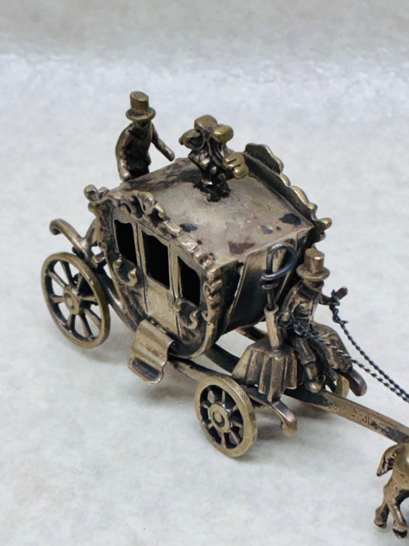 ビンテージ ヨーロッパ 皇室 馬車 ミニチュア 銀835 シルバー スターリング