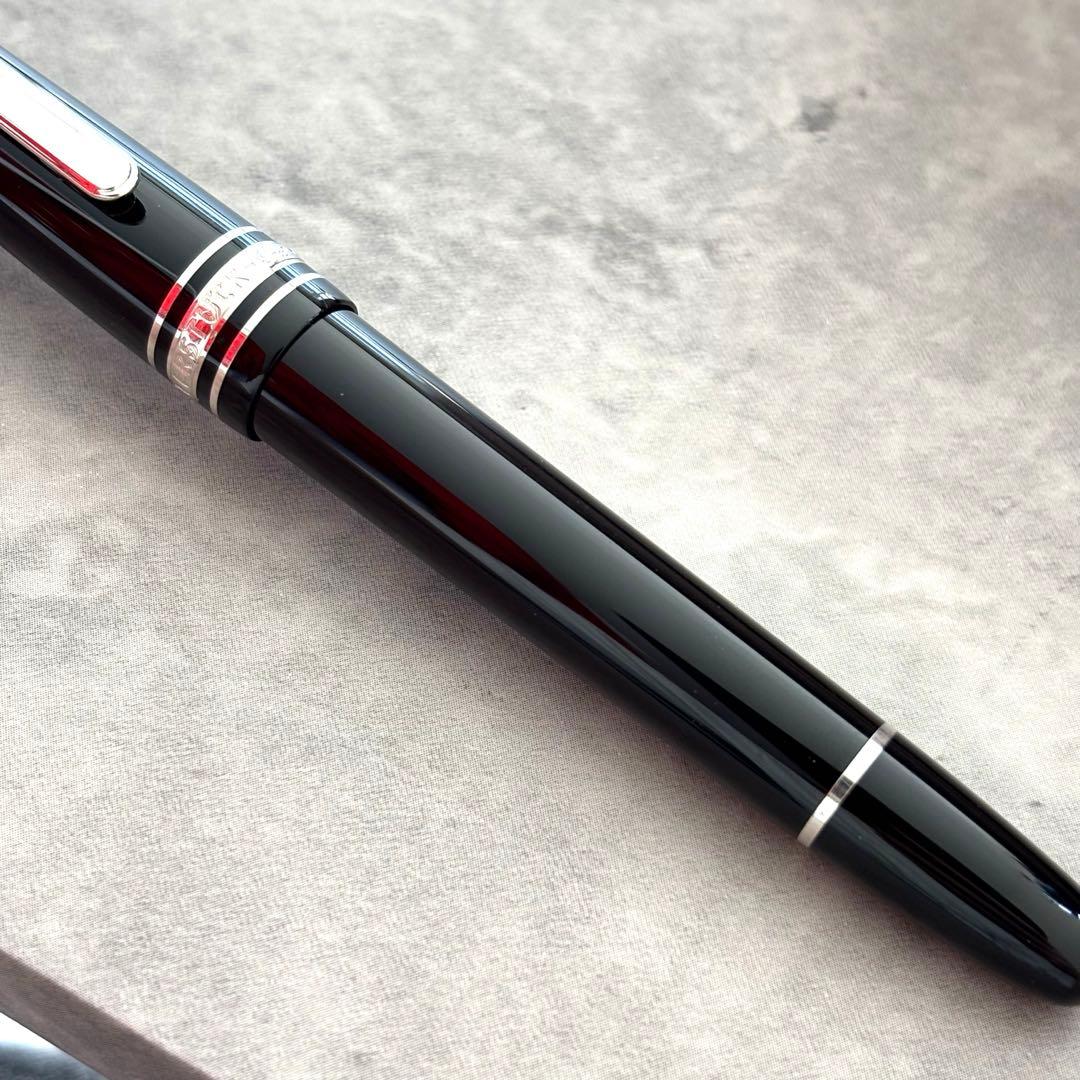 極美品　希少⭐︎ モンブラン 万年筆 １４５ マイスター プラチナライン　EF