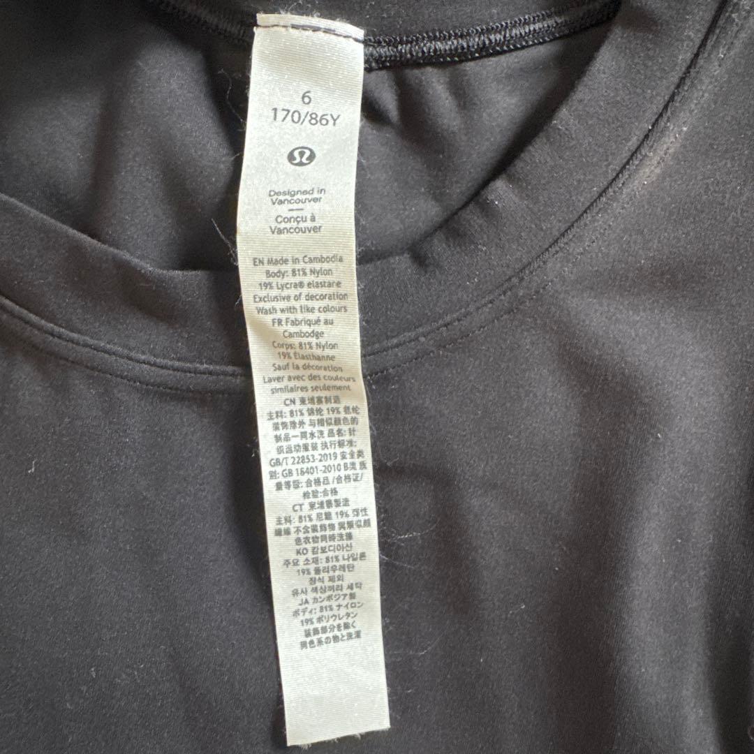 ★lululemon★ バックスリット入★ワンピース　6