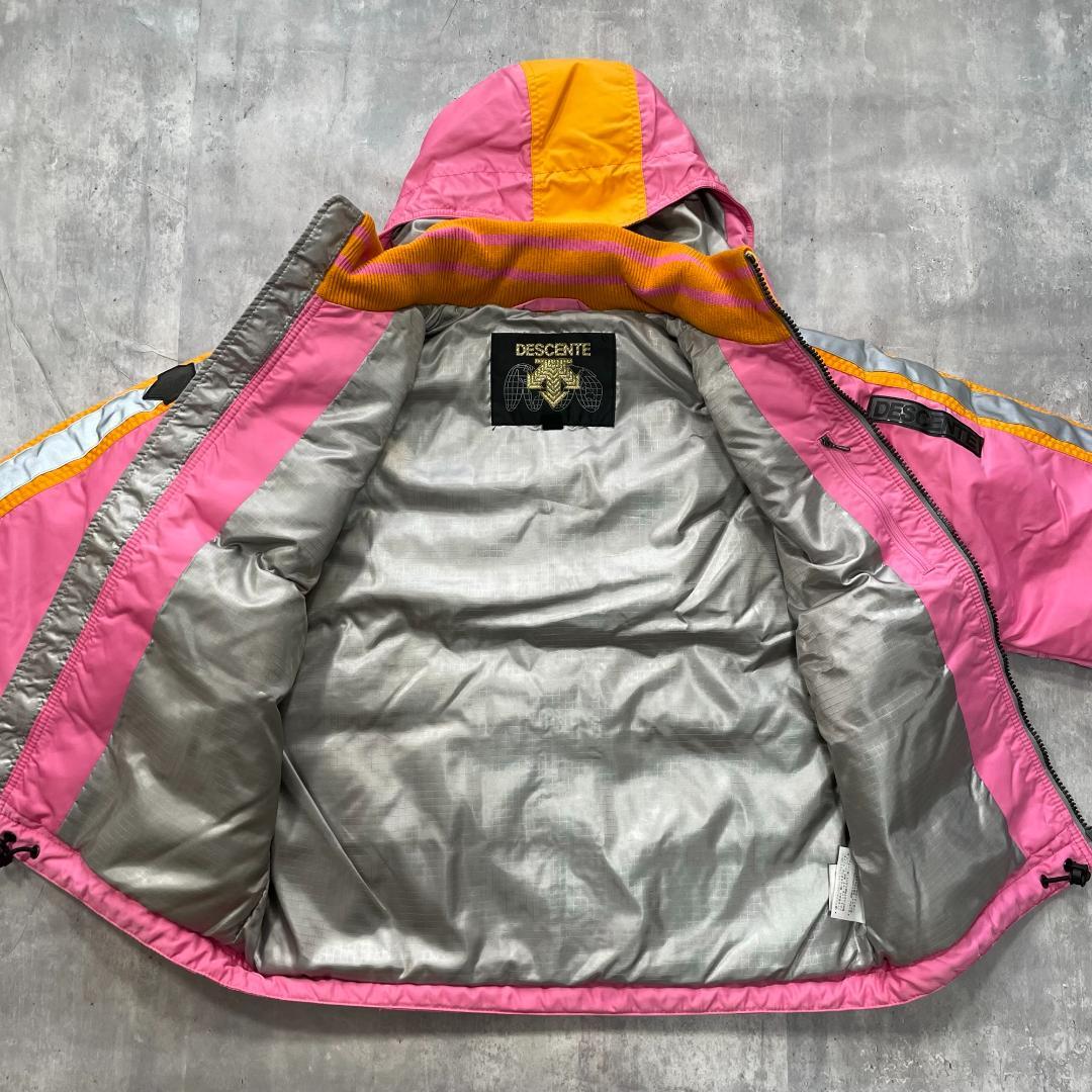 デサント【M/S】セットアップ スキーウェア ダウン サロペット サイバーギア