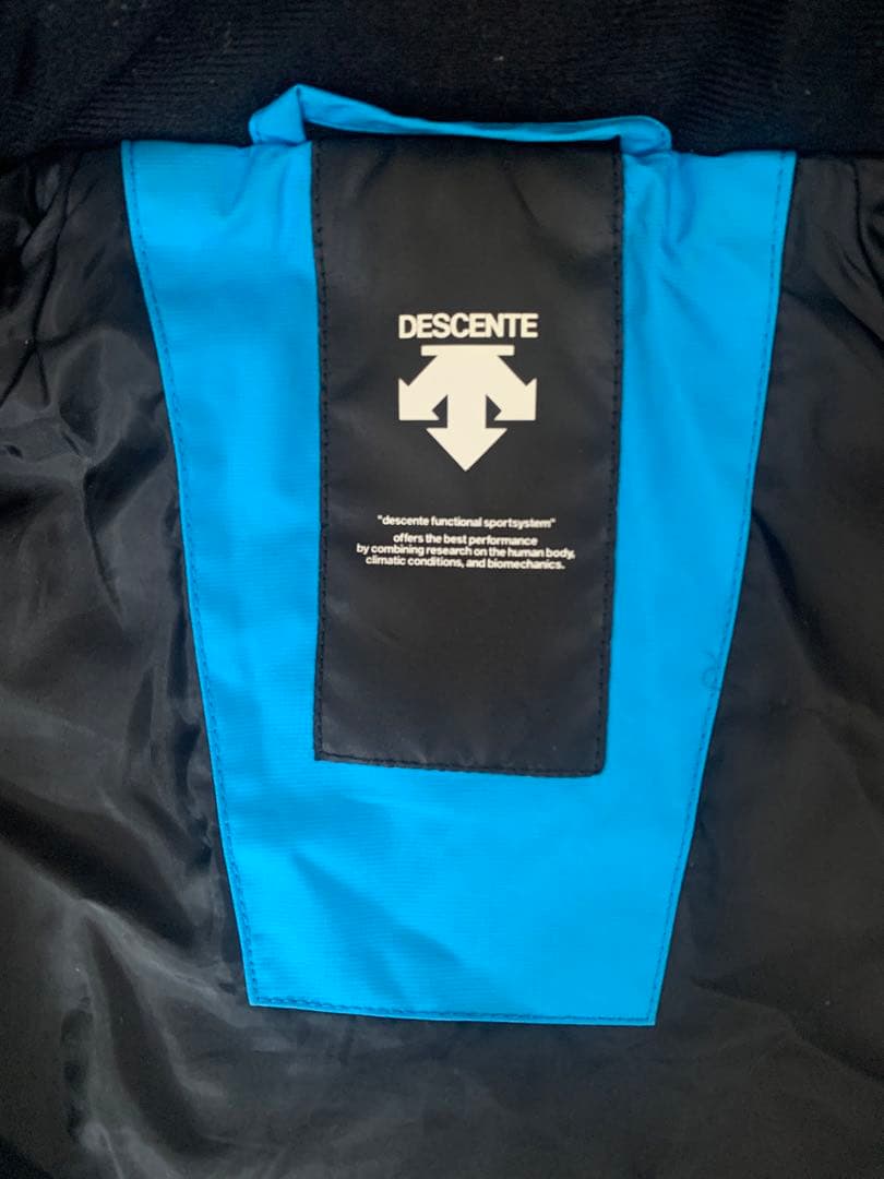 DESCENTE スキーウェア L青色・白色
