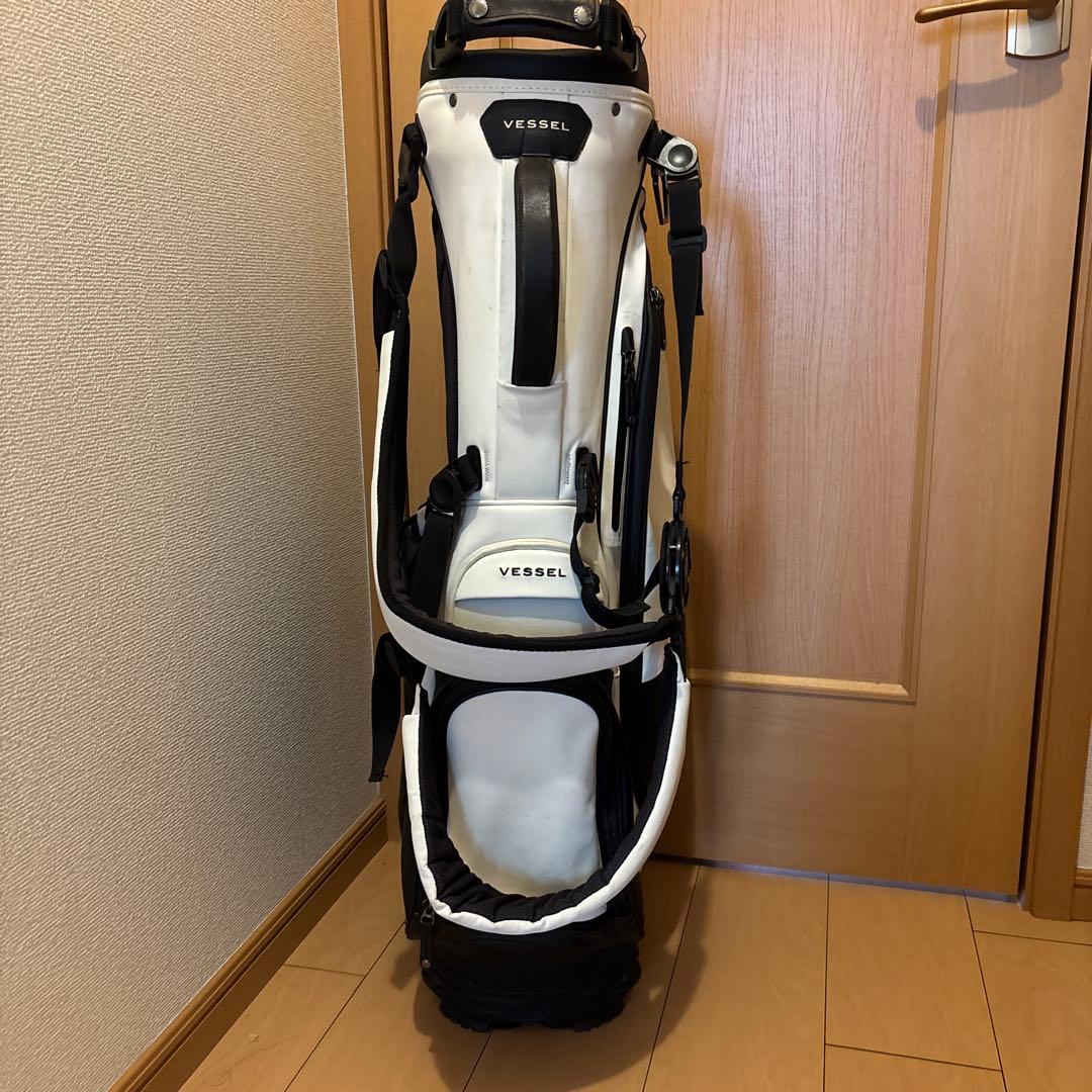 た*け様 Vessel キャディバッグ 白黒
